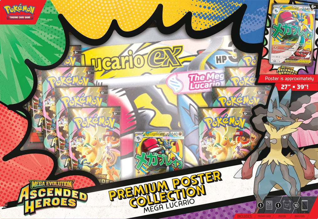 Pokémon TCG: Mega Evolution 2.5 - "Ascended Heroes" Premium Poster Collection