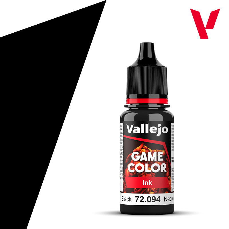 Vallejo Game Color – Tinta Negro (18 ml)