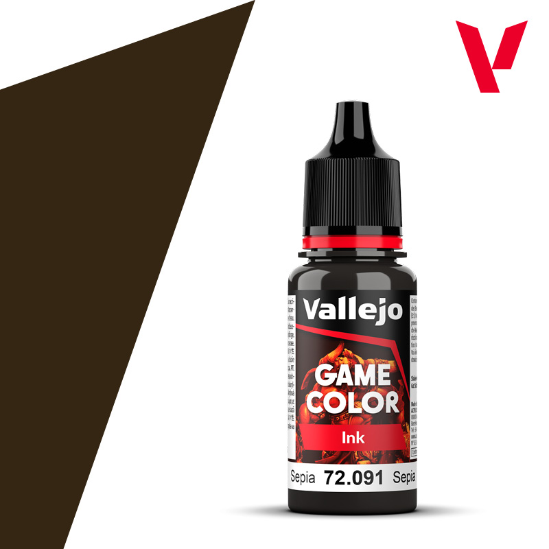 Vallejo Game Color – Tinta Sepia (18 ml)