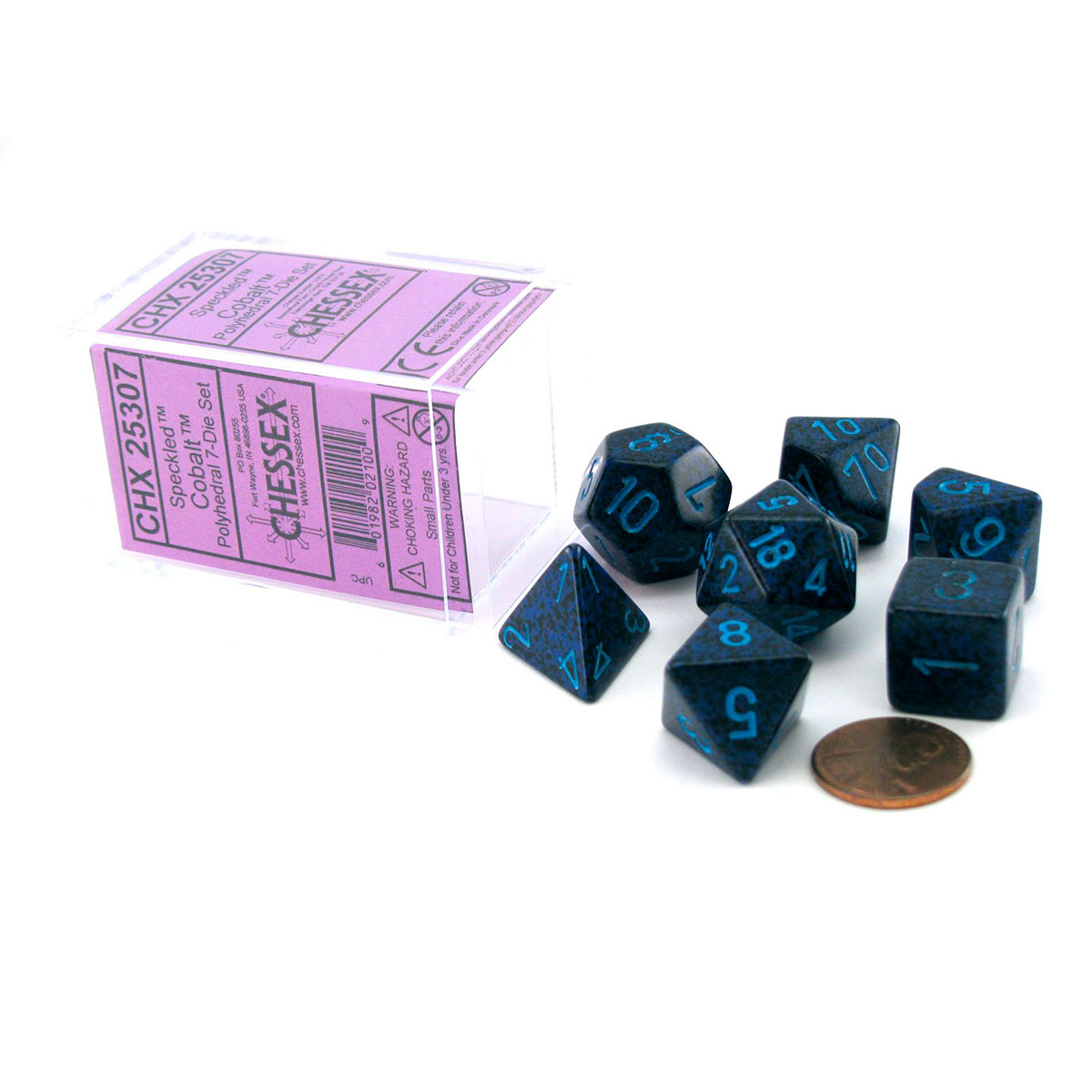 Dados Chessex Speckled Cobalt 7-Die