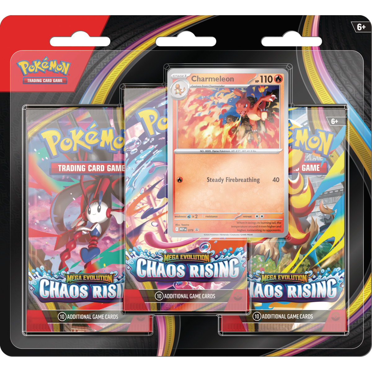 Pokémon TCG: Mega Evolution 4 3-Booster Blister